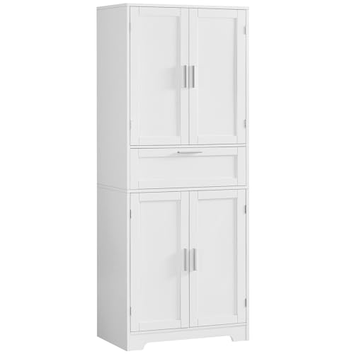 67" Tall Storage Cabinet with Adjustable Shelf & 1 Large Drawer