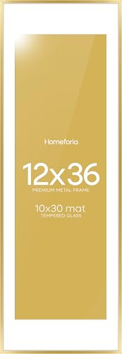 12x36 Gold Picture Frame (2 Count)