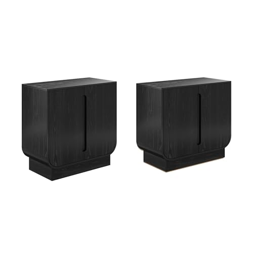 Joey Mid Century Modern Storage Cabinet (2 Count)