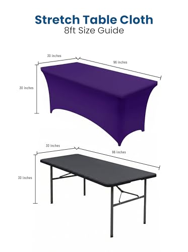 Spandex Table Cloth 2 Pack [8FT