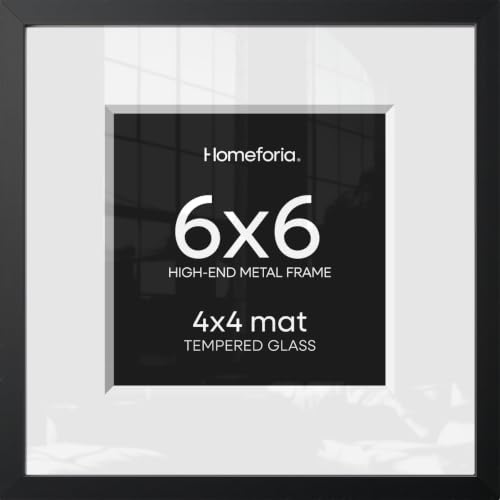 6x6 Black Picture Frame (2 Count)