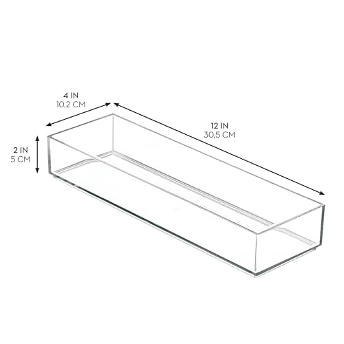 Plastic Makeup Drawer Organizer Tray (6 Count)