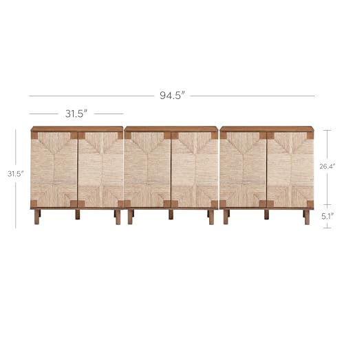 Beacon Boho Accent Cabinet with Doors