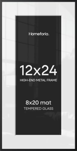12x24 Black Picture Frame (2 Count)