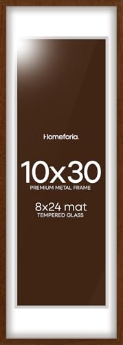10x30 Brown Oak Picture Frame (3 Count)