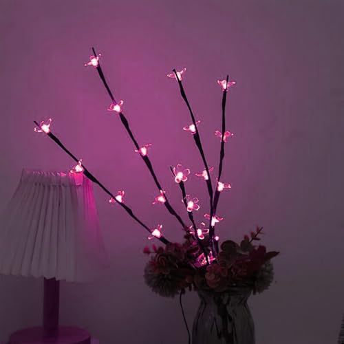 Battery Lighted Decorative Cherry Blossom Branches Lights