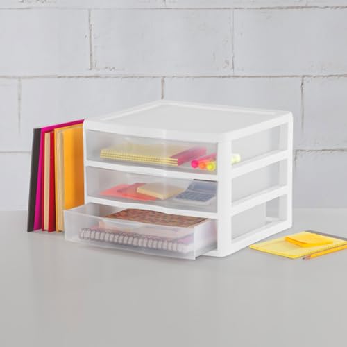 Wide 3 Drawer Storage Unit for Bedroom and Dresser (9 Count)