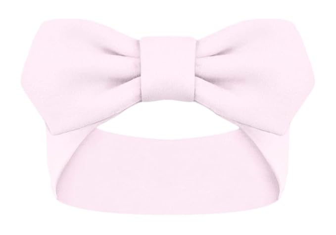 Creative Knitwear Connecticut Huskies Infant Girls Pink Solid Hair Knot Headband Embroidered Logo - Size Newborn - 4T