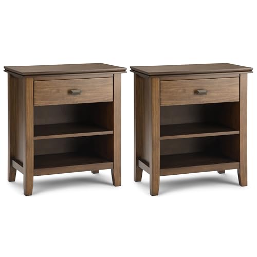 Artisan 24" Nightstands in Rustic Natural Aged Brown