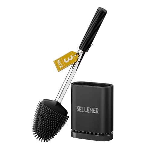 Silicone Toilet Brush (3 Count)