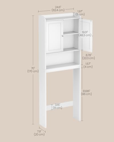 Over the Toilet Storage Cabinet