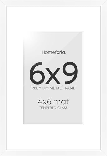 6x9 White Picture Frame (2 Count)