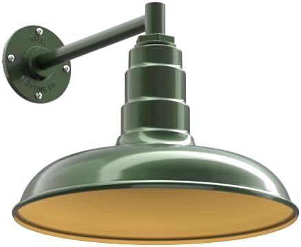 Steel Lighting Co. Topanga Barn Light | Outdoor Wall Mounted | 14 inch Dome |