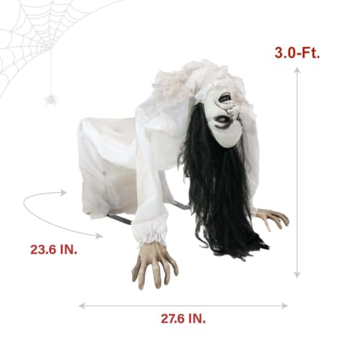 3.0-Ft. Life-Size Animatronic Possessed Woman