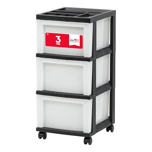 3 Drawer Rolling Storage Cart