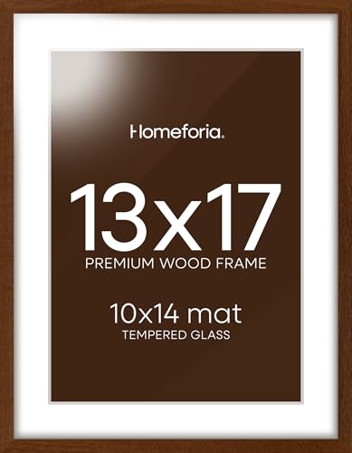 13x17 Brown Oak Picture Frame