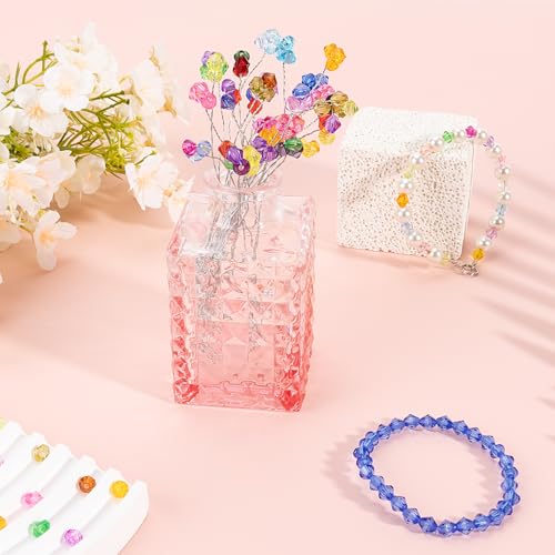 3760 Pieces 6mm Crystal Beads for Jewelry Making (3760 Count)