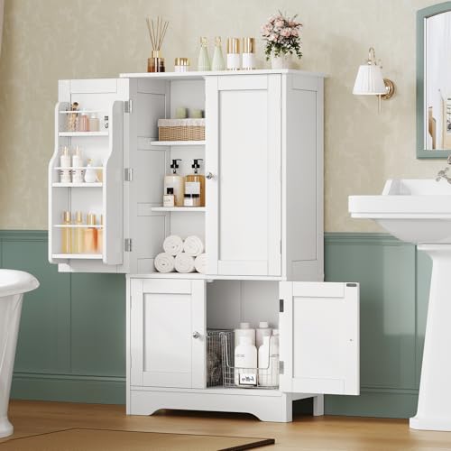 43'H Pantry Cabinet with 4 Doors
