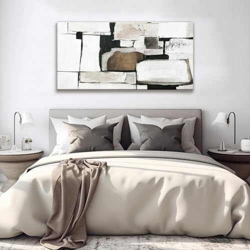 Canvas Art Wall Decor Abstract Wall Art For Living Room Modern Canvas Abstract Wall Decor Prints Pictures Brown Grey Wall Art For Hotel Home Artwork 24x48 Inch