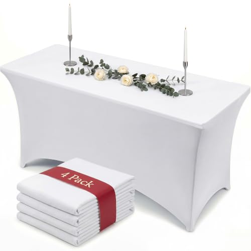 Spandex Table Cloth 4 Pack [6FT