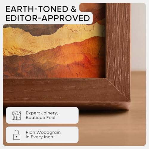 15x21.25 Brown Oak Puzzle Picture Frame (3 Count)