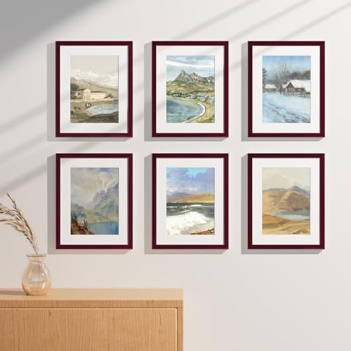 11x14 Picture Frames Set of 9 for Wall Mounting (9 Count)