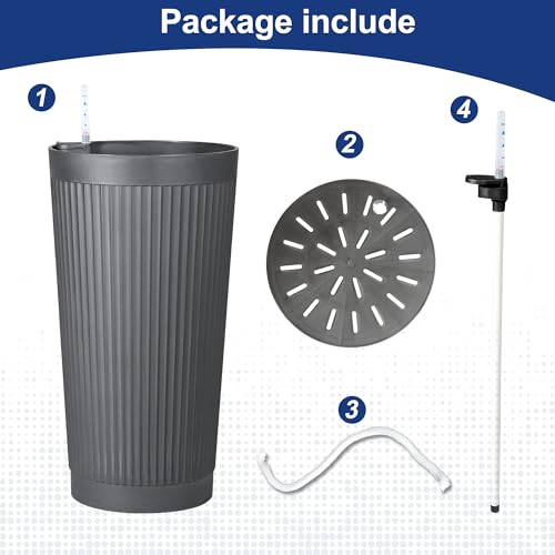Self Watering Tall Planters Set of 2 (2 Count)
