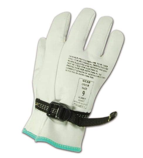 MAGID PowerMaster 12501PS Leather Linesmen Protector Gloves, 36 Pairs, 9.5” Length, Size 10/XL