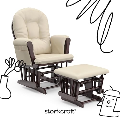 Premium Hoop Glider & Ottoman