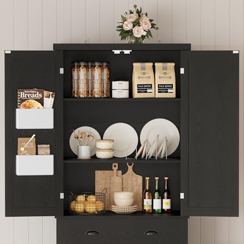 Storage Cabinet with Drawers and Doors for Living Room and Entryway