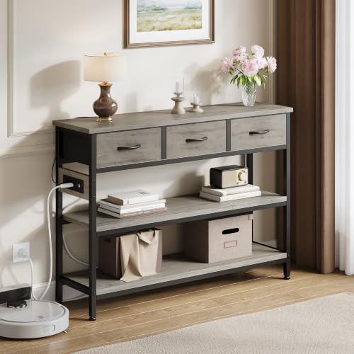 Entryway Table with Outlets