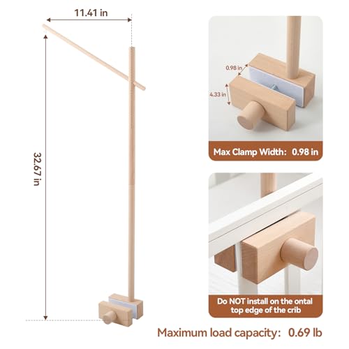Baby Crib Mobile Arm