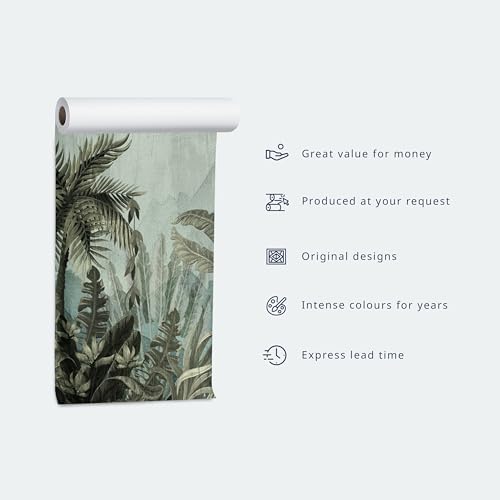 Wall Mural World Map 177x124 in (152.63 Sq Ft)