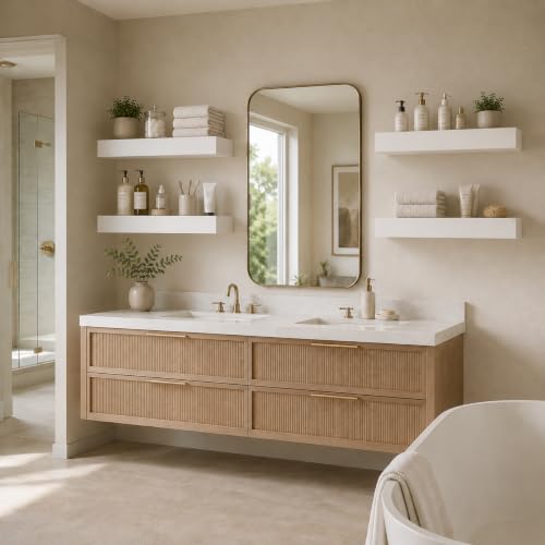 Floating Shelves 3 inch Thick for Wall Set of 2