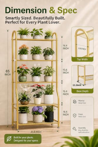 5 Tier Metal Plant Stand