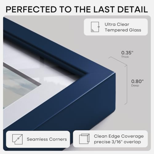 9x12 Blue Picture Frame