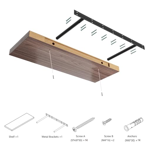 Floating Shelf (3 Count)