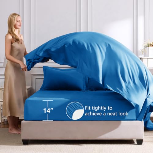King Size Comforter Set Royal Blue