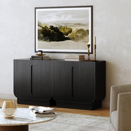 Joey Mid Century Modern Storage Cabinet (2 Count)