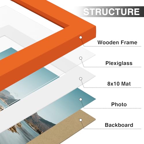 11x14 Picture Frames Set of 9 for Wall Mounting (9 Count)