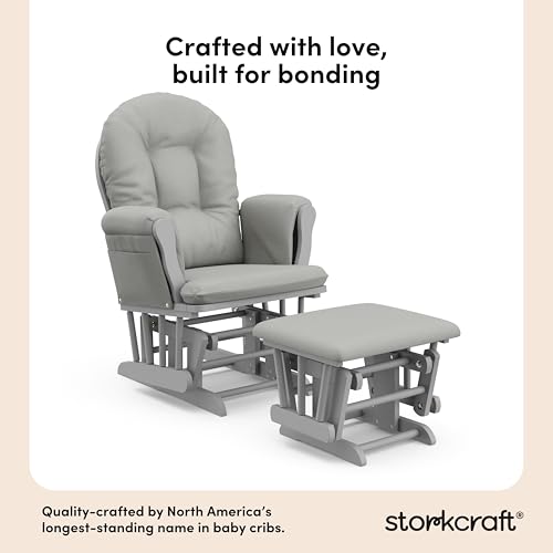 Premium Hoop Glider & Ottoman