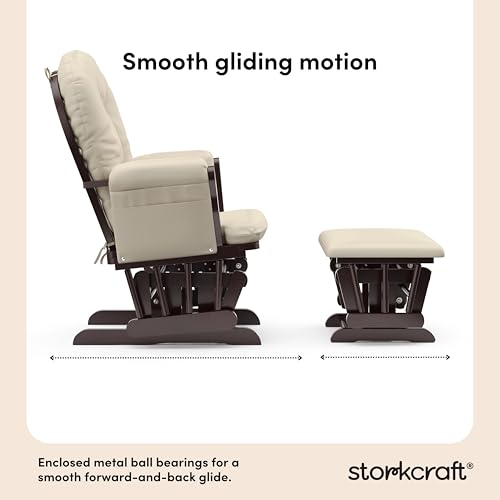 Premium Hoop Glider & Ottoman