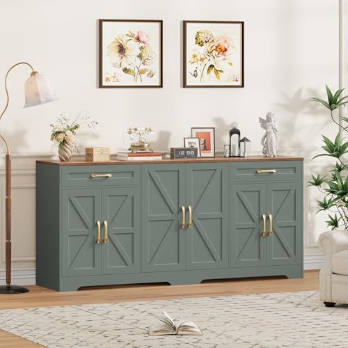 71” Large Sideboard Buffet Cabinet with Storage