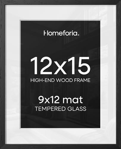 12x15 Black Oak Picture Frame