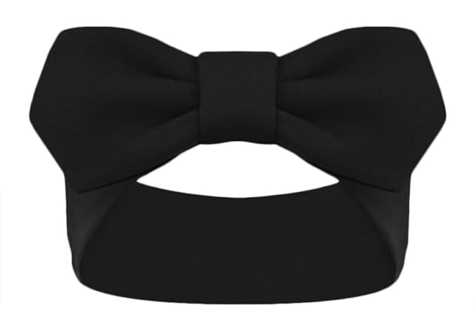 Creative Knitwear Cornell Big Red Infant Girls Black Solid Hair Knot Headband Embroidered Logo - Size Newborn - 4T