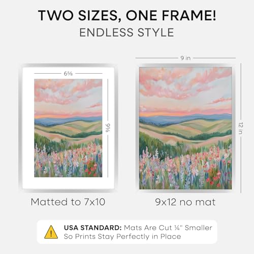 9x12 Silver Picture Frame (2 Count)