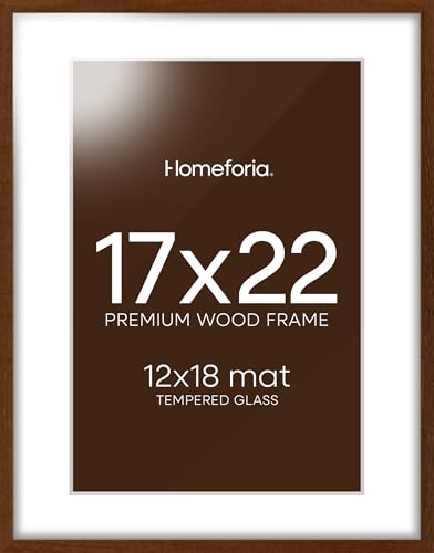 17x22 Brown Oak Picture Frame (3 Count)