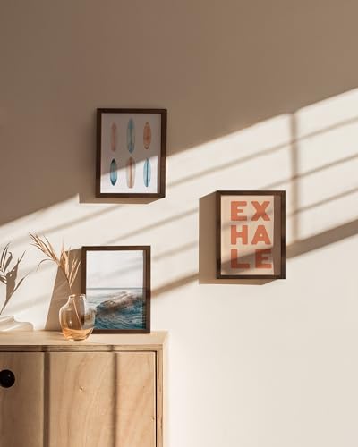 6x8 Walnut Oak Wooden Picture Frame