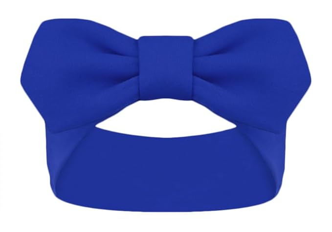 Creative Knitwear Air Force Falcons Infant Girls Royal Blue Solid Hair Knot Hair Tie Bow Embroidered Logo - Size Newborn - 4T