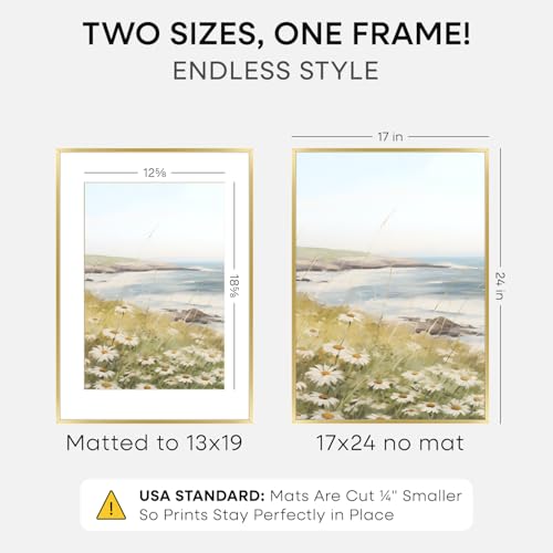 17x24 Gold Picture Frame (2 Count)
